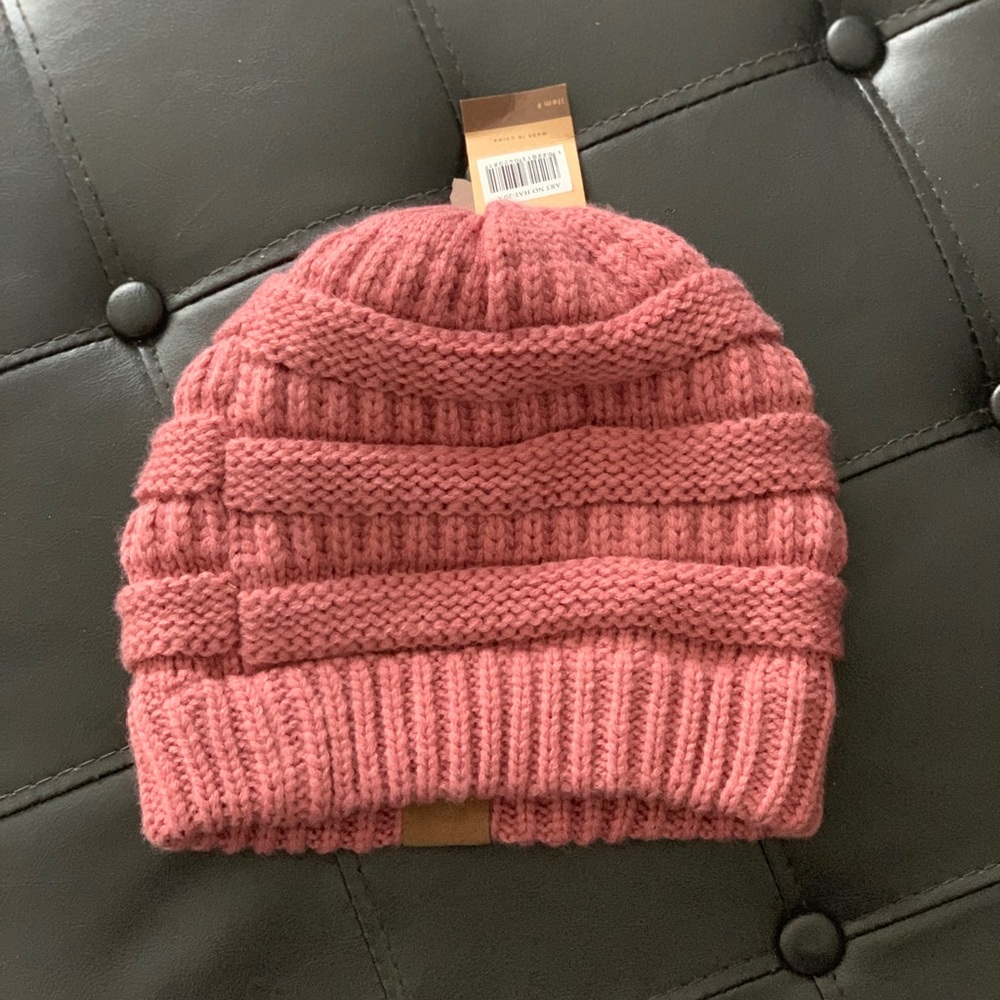 Pink beanie